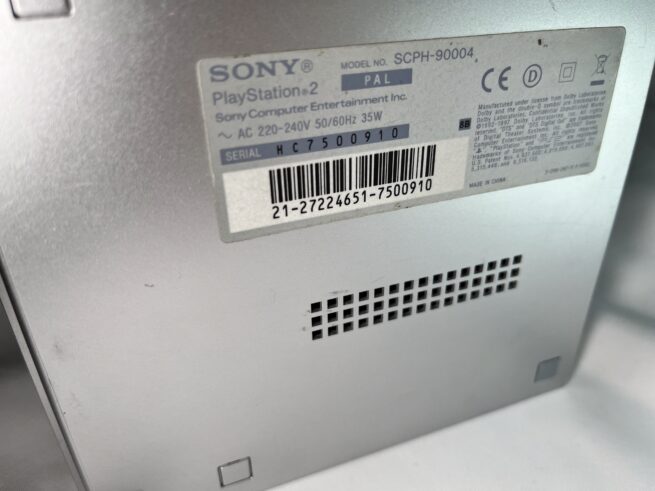 PlayStation 2 SLiM Silver SCPH90004 - Methylene - RetroGEM - PAL/NTSC EU/JP/US - Region Free - Modbo 5.0 - Image 4